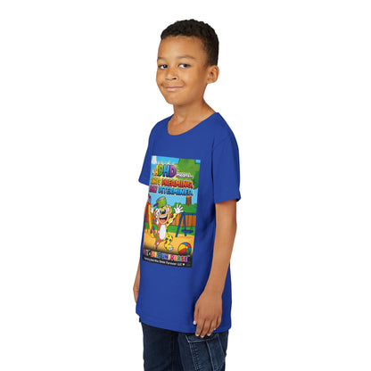 Potz™ Youth Short Sleeve Tee – "My ADHD Means Always Dreaming, Highly Determined" Graphic Tee | Smile Universe Collection