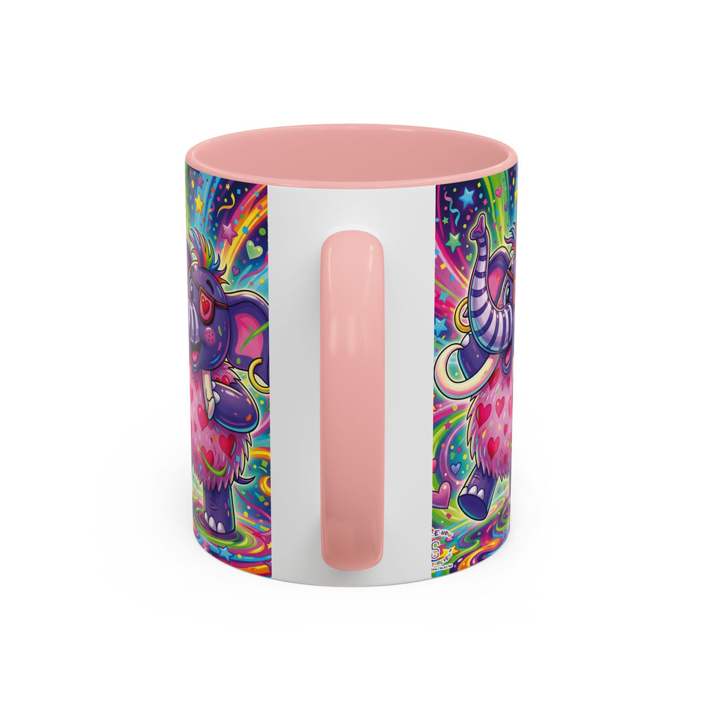 Piklez™ 11oz, 15oz Accent Coffee Mug – "Born to Celebrate!" Graphic | Smile Universe Collection