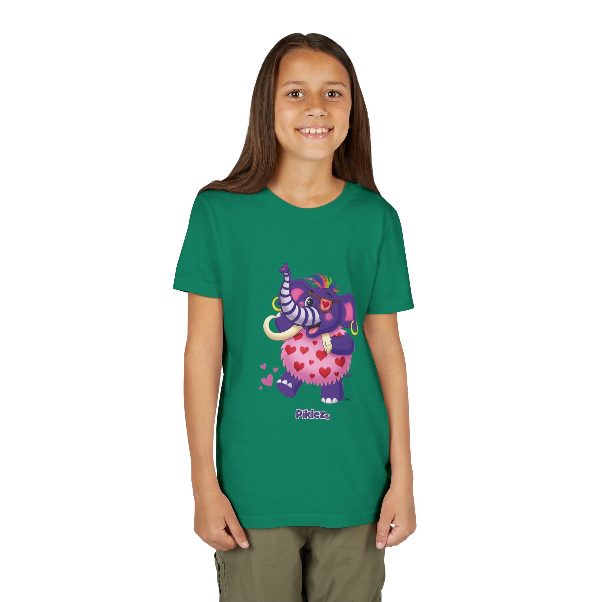 Piklez™ Youth Short Sleeve Tee – "Full of Love!" Graphic Shirt | Smile Universe Collection