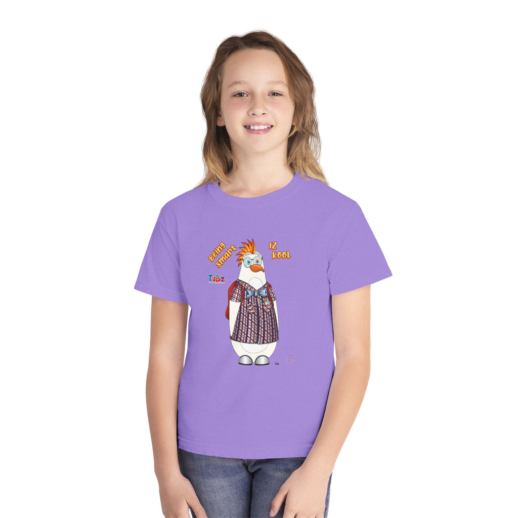 TuBz™ "Being Smart Iz Kool" Youth Graphic T-Shirt - Educational Kids Tee | TuBz4Kidz