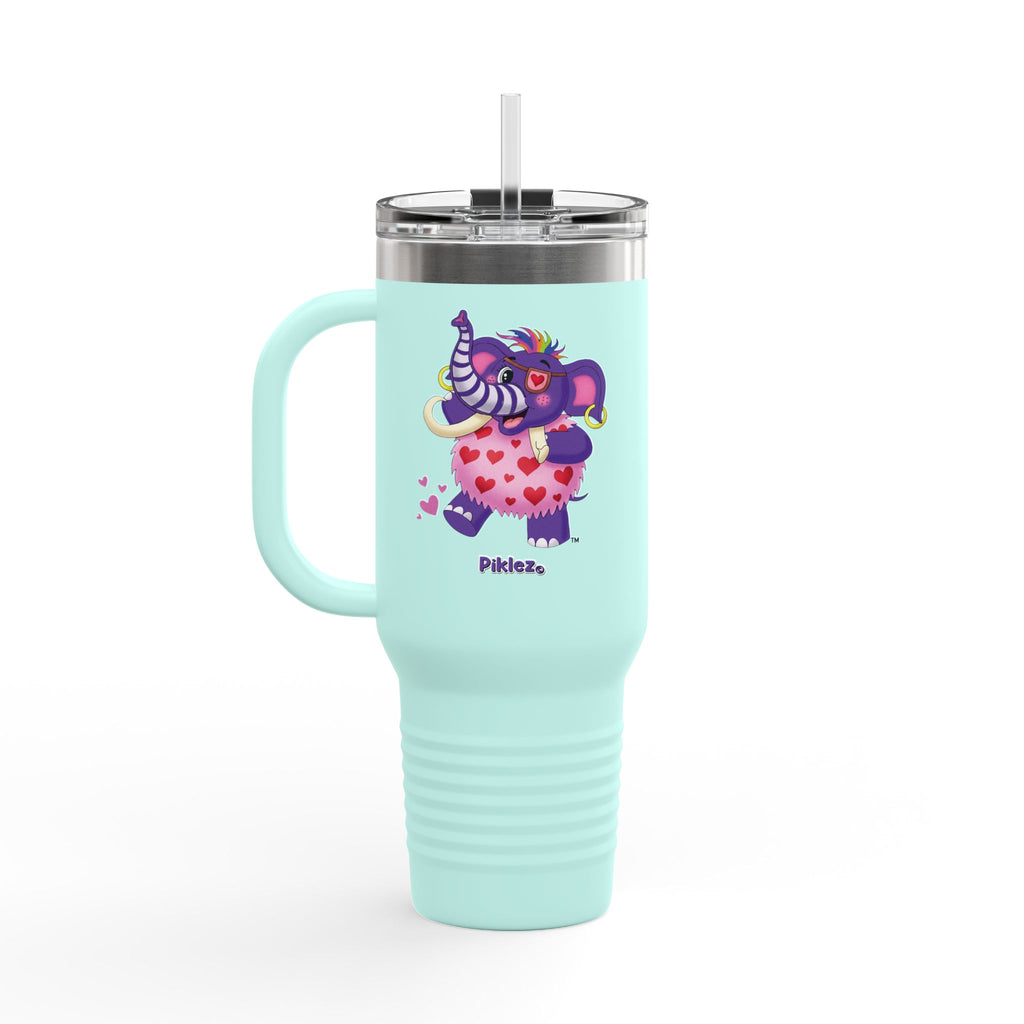 Piklez™ 40oz Insulated Travel Mug – "Full of Love!" Graphic | Smile Universe Collection