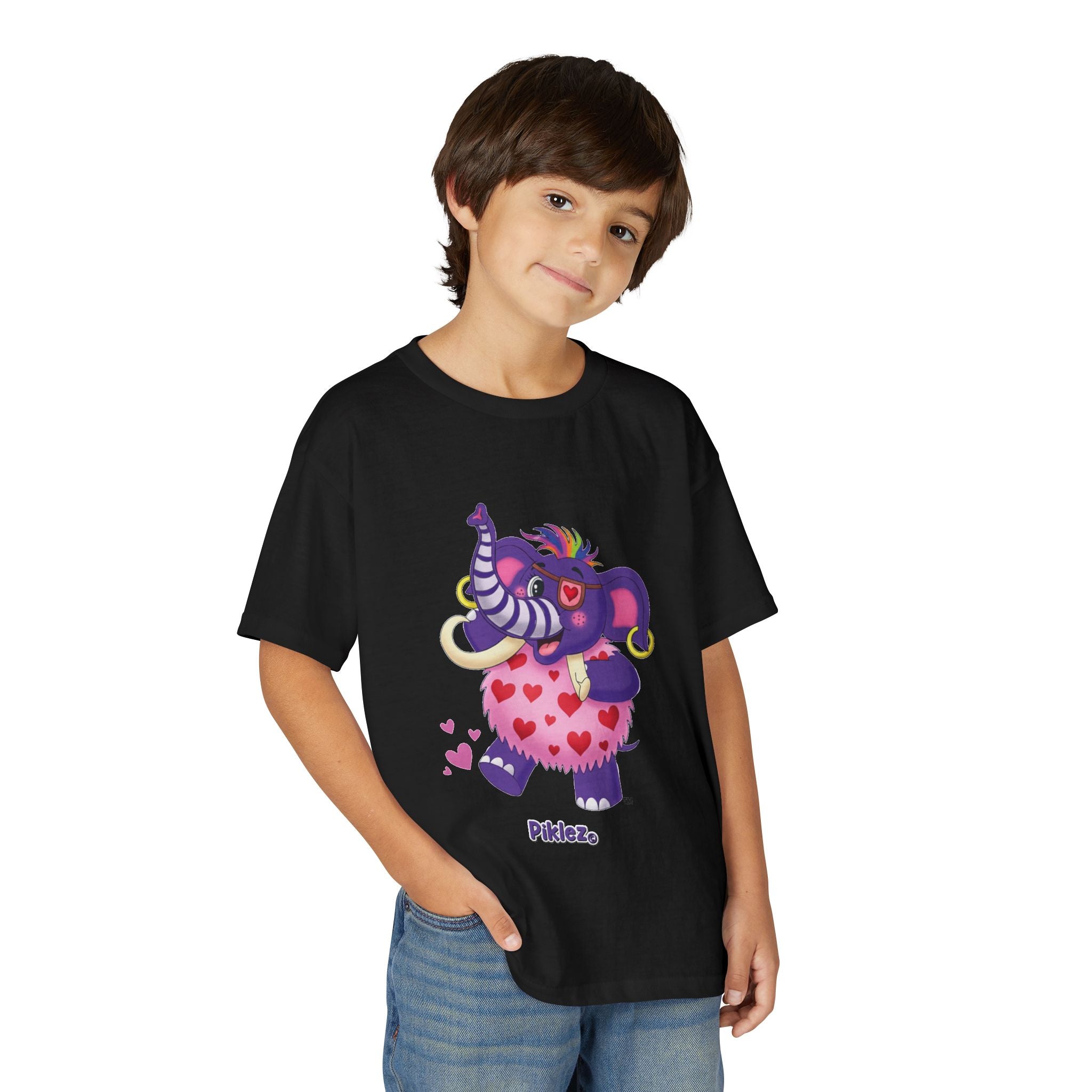 Piklez™ Youth DryBlend® T-Shirt – "Full of Love!" Graphic Shirt | Smile Universe Collection
