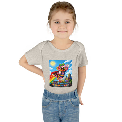 Panz™ Infant Baby Rib Bodysuit – "My Autism is My Superpower" Graphic | Smile Universe Collection