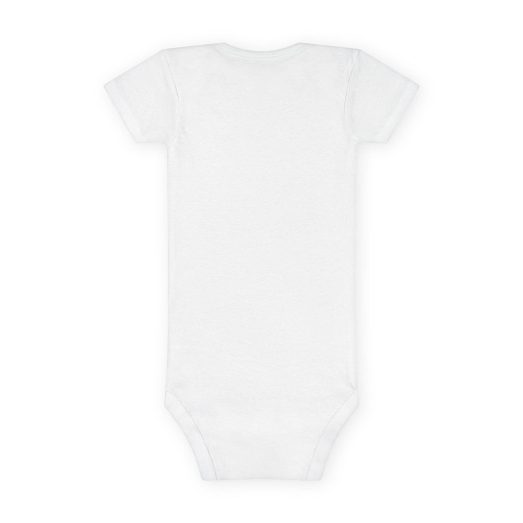 Piklez™ Baby Short Sleeve Onesie® – "Born to Celebrate!" Graphic | Smile Universe Collection