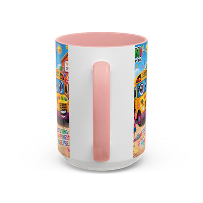 Lani™ Accent Coffee Mug (11oz & 15oz) – "Let's Sing Happiness Together!" Graphic