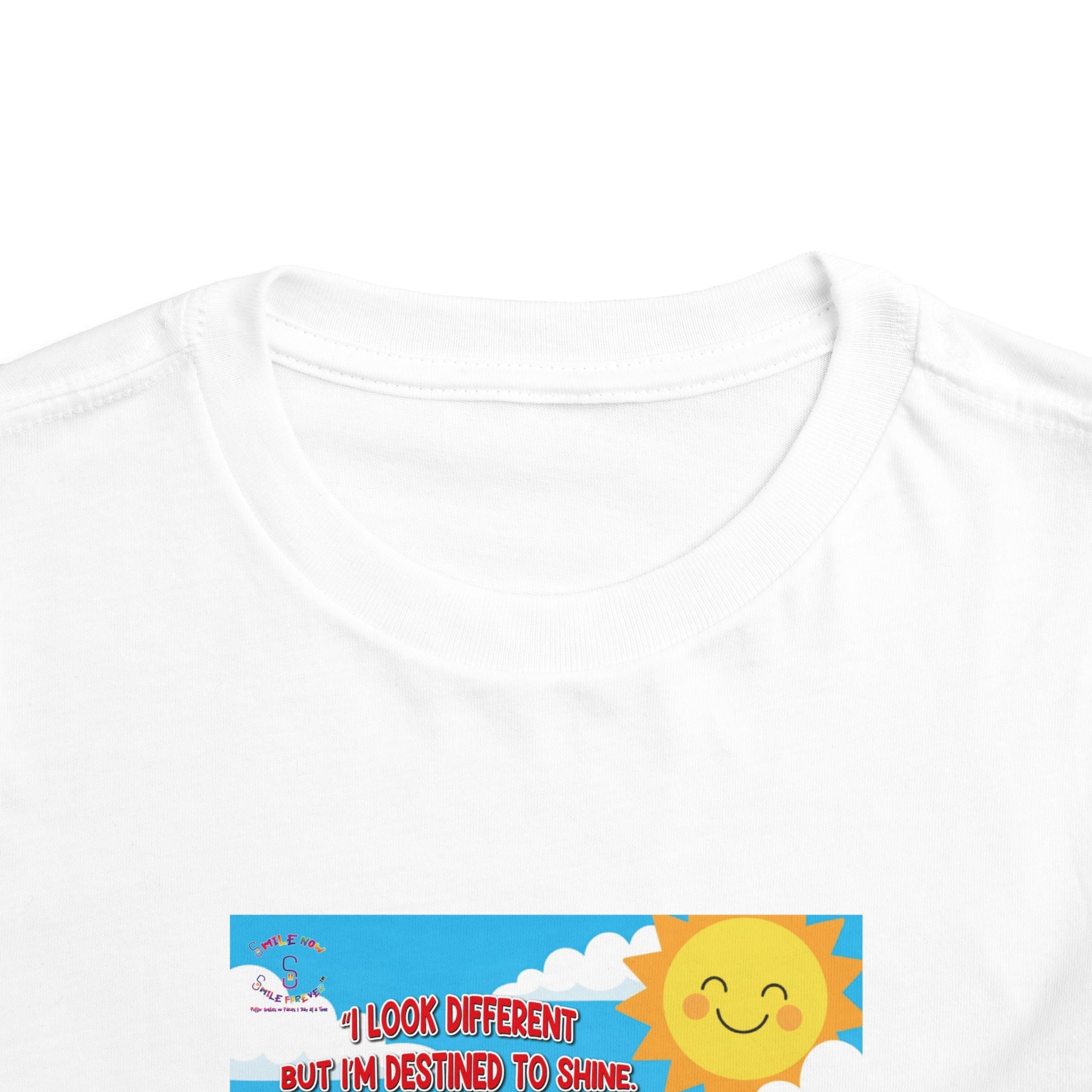 Piklez™ Toddler Tee – “Destined to Shine” Graphic Shirt | Smile Universe Collection