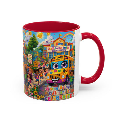 Lani™ Colorful Mug (11oz & 15oz) – "Where Being Different is CELEBRATED!" Graphic
