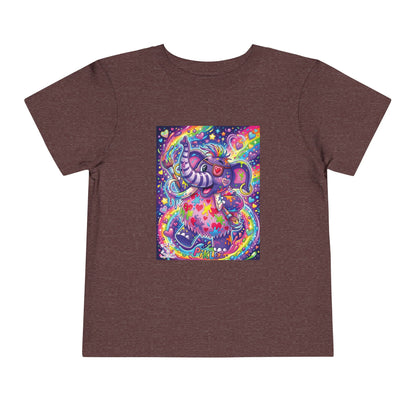Piklez™ Toddler Short Sleeve Tee – "Magic Paint!" Graphic Shirt | Smile Universe Collection