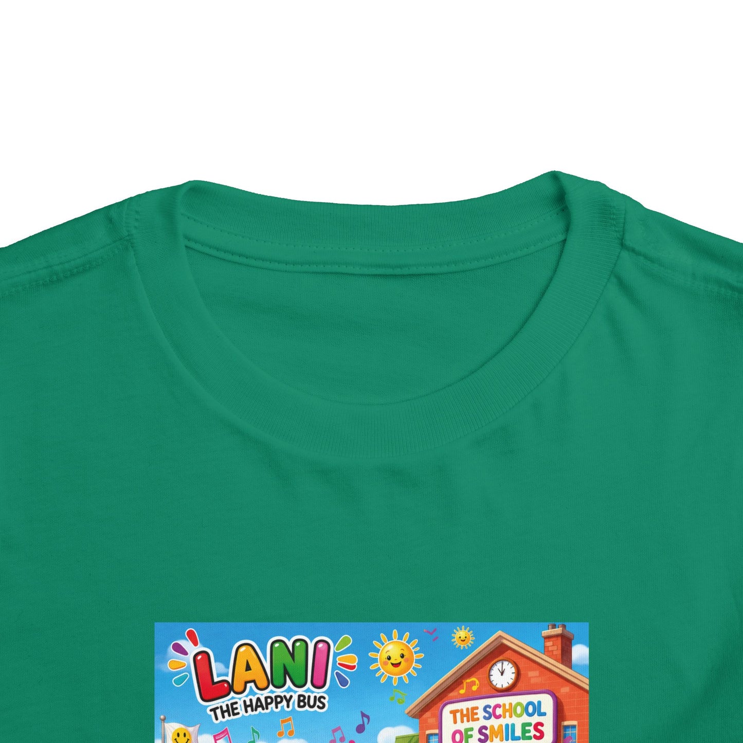 Lani™ Toddler Short Sleeve Tee – "Let's Sing Happiness Together!" Graphic