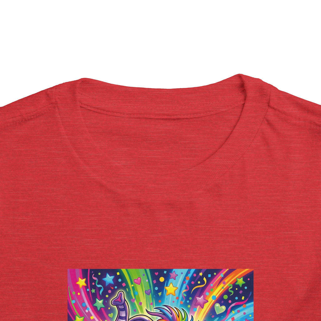 Piklez™ Toddler Short Sleeve Tee – "Born to Celebrate!" Graphic Shirt | Smile Universe Collection