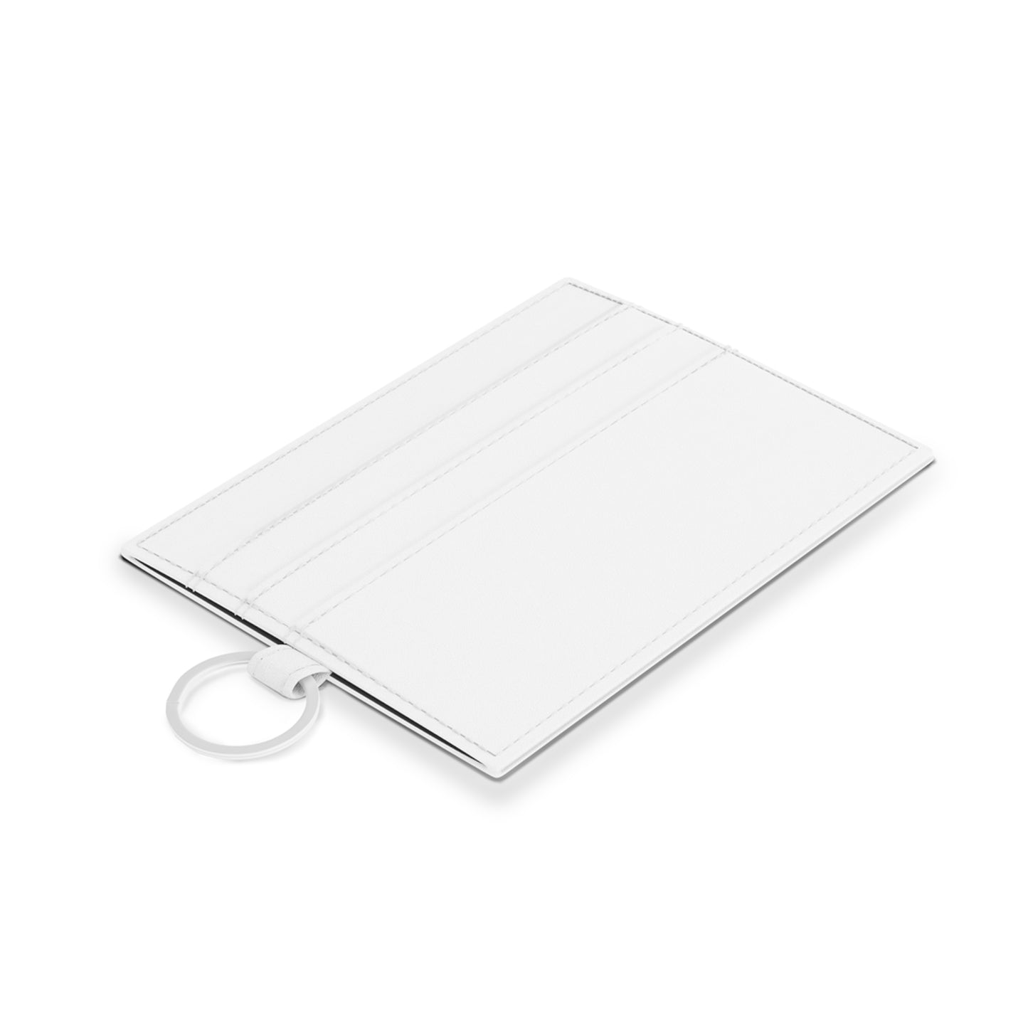 Lani™ Saffiano Leather Card Holder – "Adventure Starts With Us!" Graphic