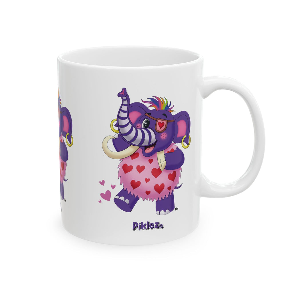 Piklez™ Ceramic Mug (11oz & 15oz) – "Full of Love!" Graphic | Smile Universe Collection