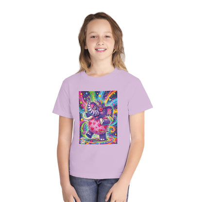 Piklez™ Youth Midweight Tee – "Born to Celebrate!" Graphic Shirt | Smile Universe Collection