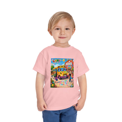 Lani™ Toddler Short Sleeve Tee – "Let's Sing Happiness Together!" Graphic