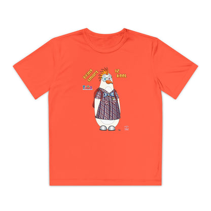 TuBz™ "Being Smart Iz Kool" Youth Competitor T- Shirt - Character Dress-Up Graphic Tee