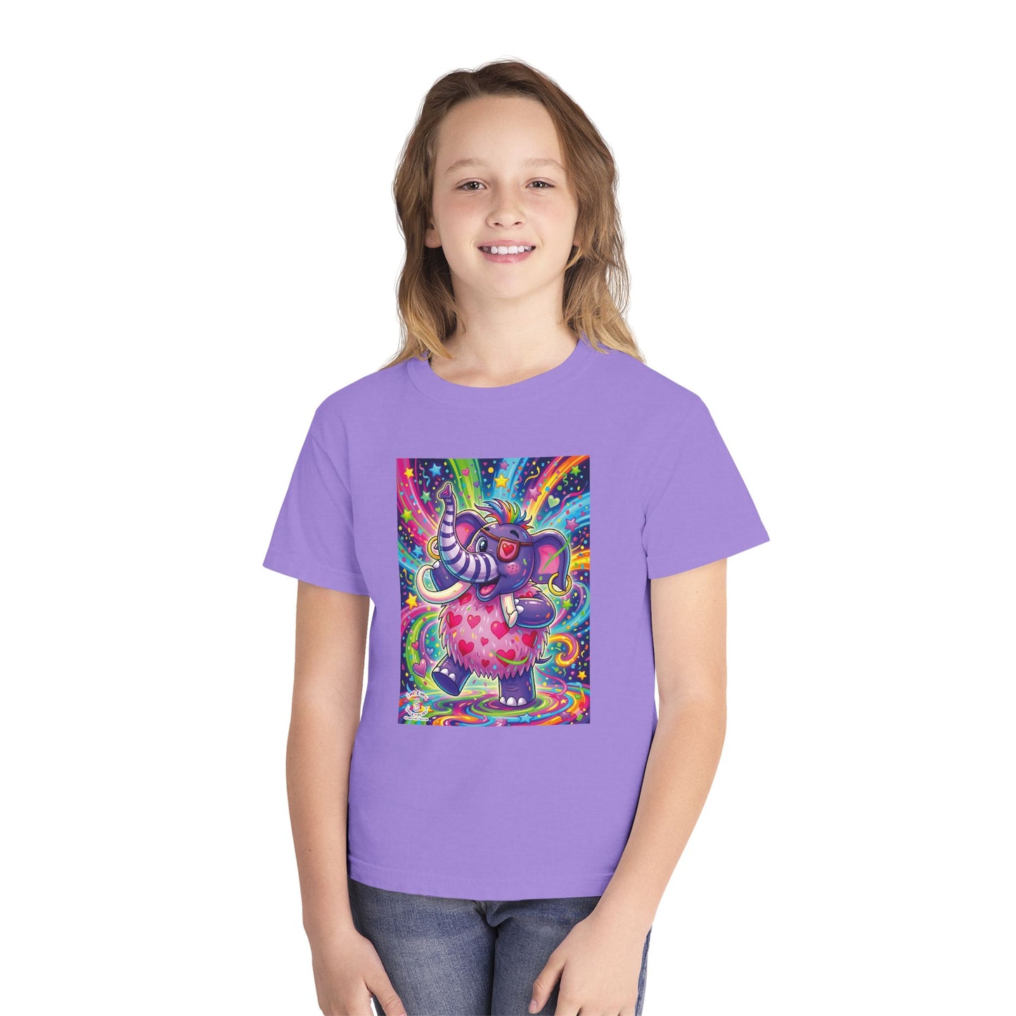 Piklez™ Youth Midweight Tee – "Born to Celebrate!" Graphic Shirt | Smile Universe Collection