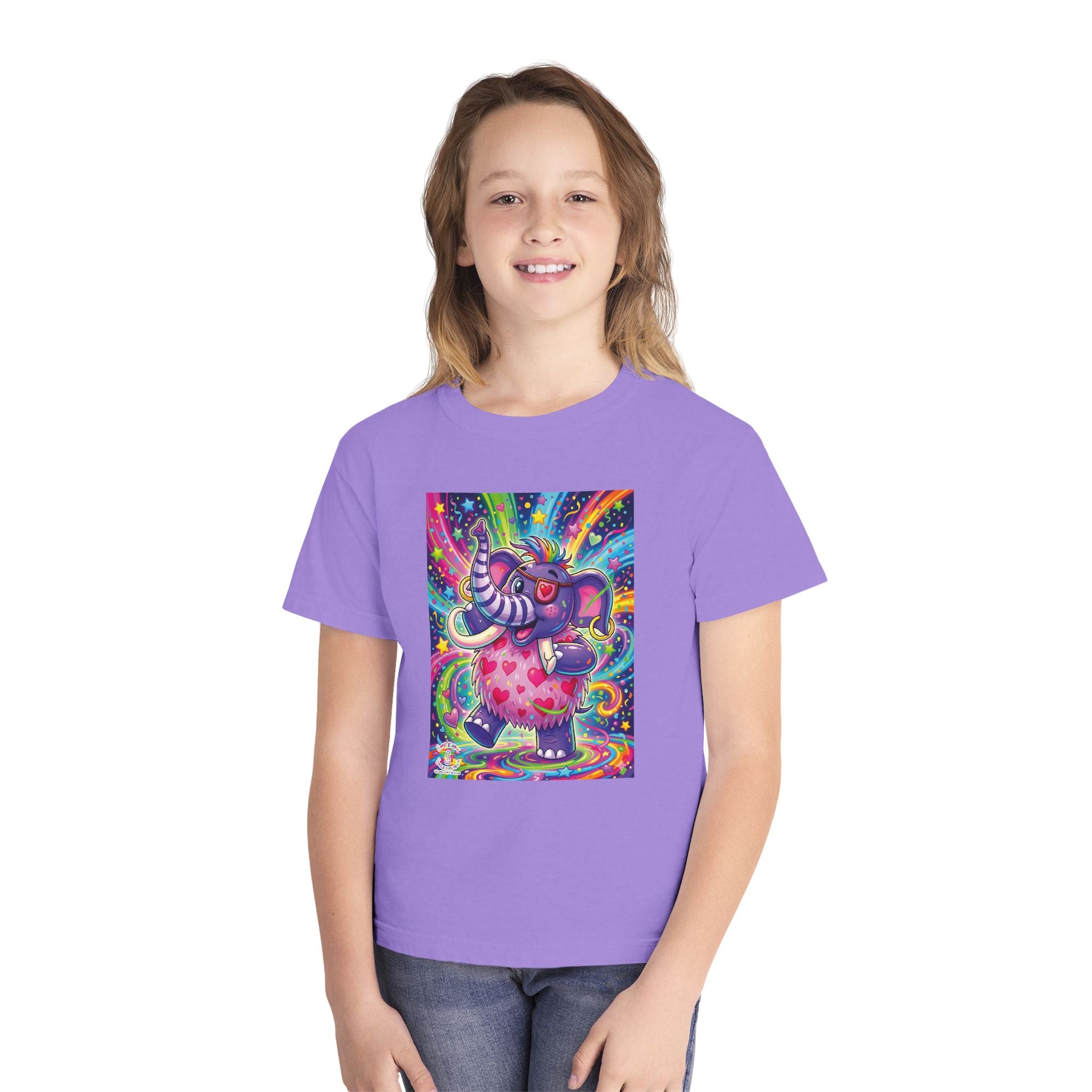 Piklez™ Youth Midweight Tee – "Born to Celebrate!" Graphic Shirt | Smile Universe Collection