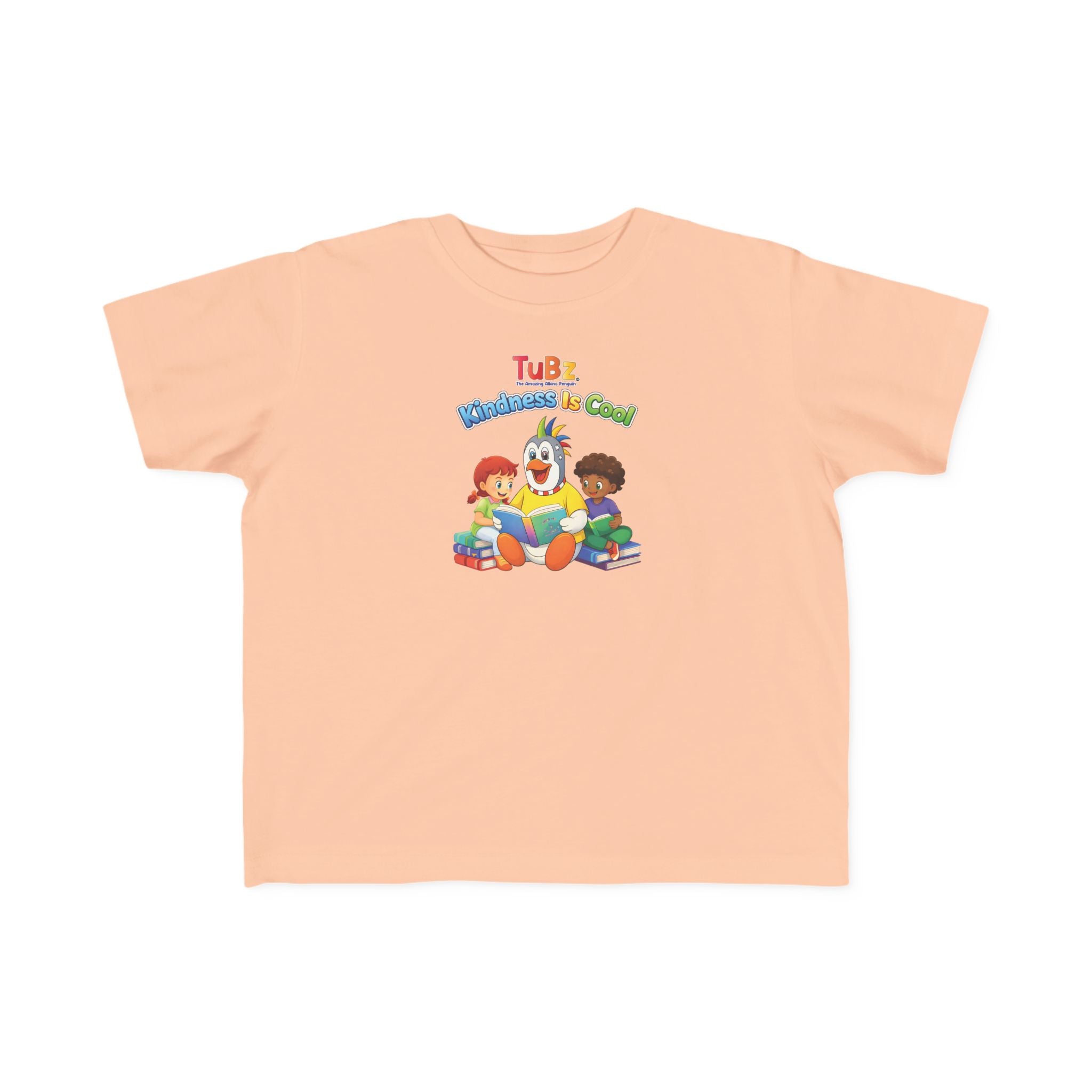 TuBz™ "Kindness Is Cool" Kids T-Shirt - Positive Message Graphic Tee | Smile Universe TuBz4Kidz