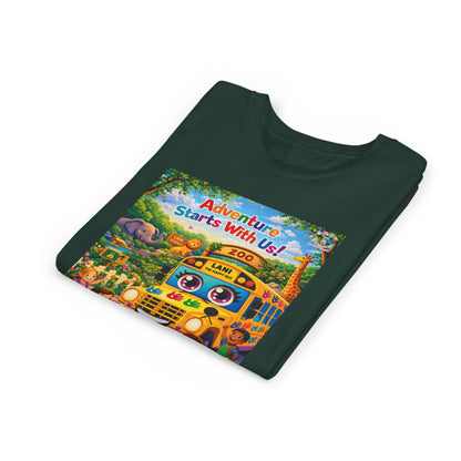 Lani™ Youth Short Sleeve Tee – "Adventure Starts With Us!" Graphic