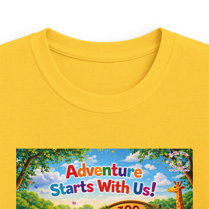 Lani™ Kids Softstyle Tee – "Adventure Starts With Us!" Graphic
