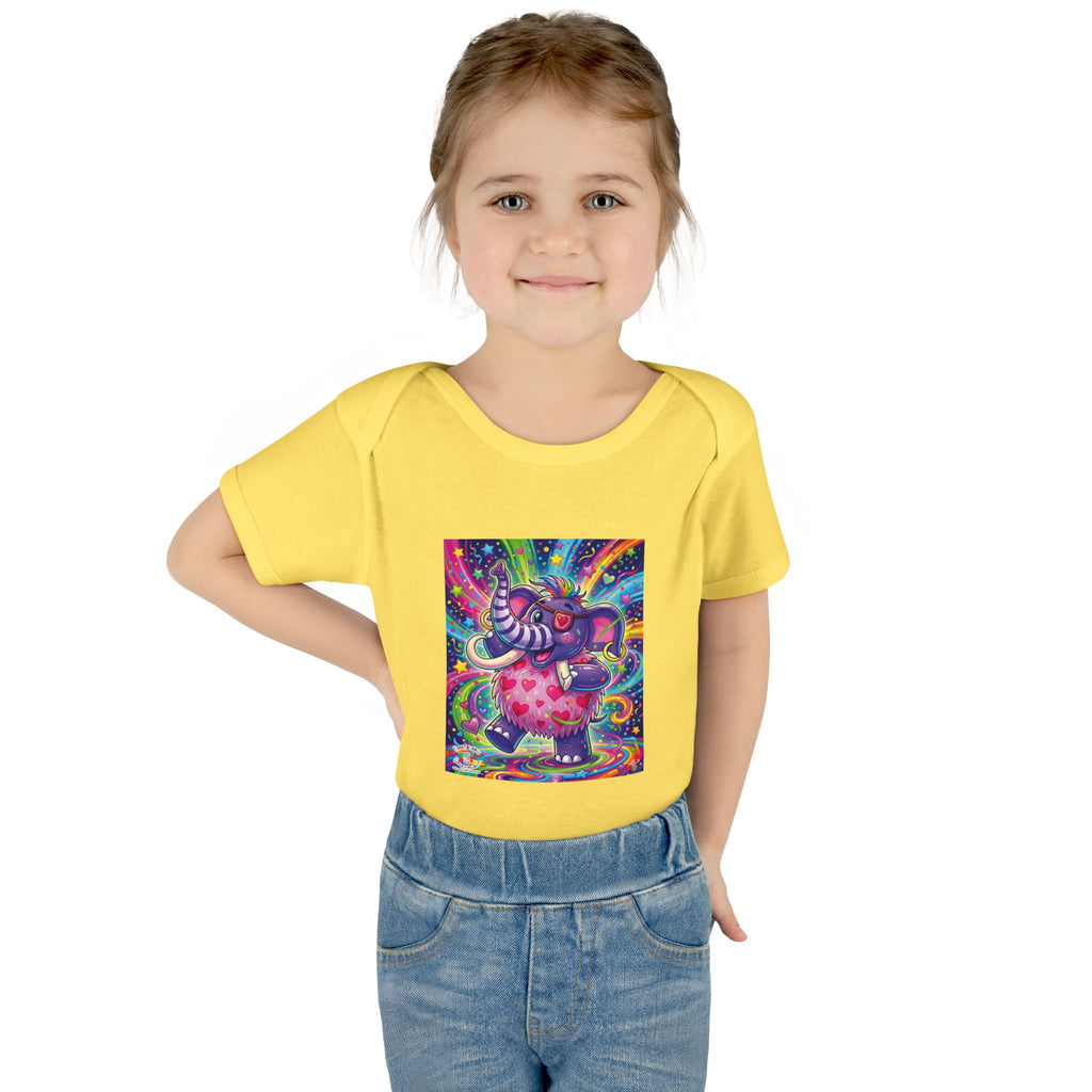 Piklez™ Infant Baby Rib Bodysuit – "Born to Celebrate!" Graphic | Smile Universe Collection