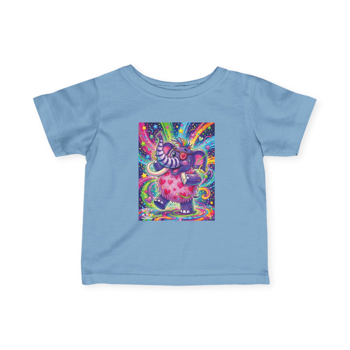 Piklez™ Infant Fine Jersey Tee – "Born to Celebrate!" Graphic Shirt | Smile Universe Collection