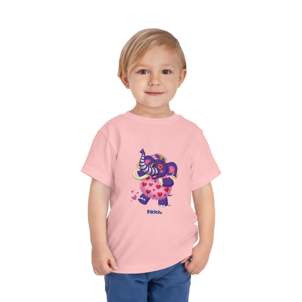 Piklez™ Toddler Short Sleeve Tee – "Full of Love!" Graphic Shirt | Smile Universe Collection