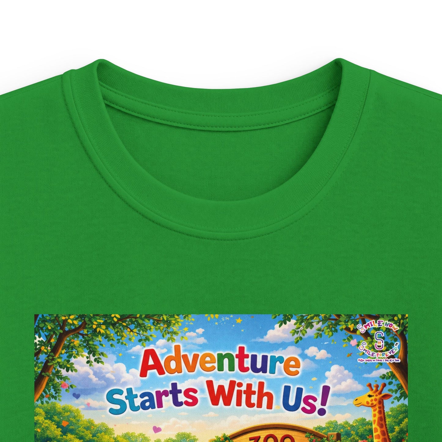 Lani™ Kids Softstyle Tee – "Adventure Starts With Us!" Graphic