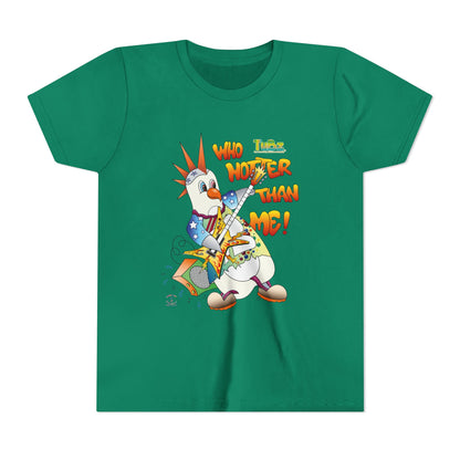 TuBz™ Rockstar Kids T-Shirt - "Who Hotter Than Me!" Graphic Tee | Smile Universe TuBz4Kidz Collection