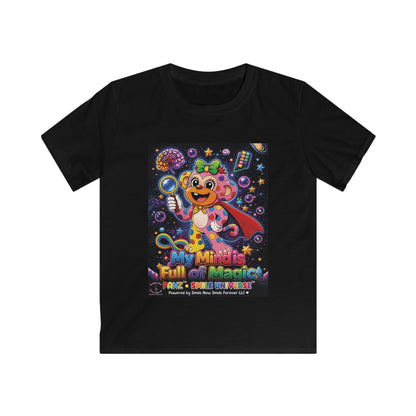 Panz™ Kids Softstyle Tee – "My Mind is Full of Magic" Graphic | Smile Universe Collection