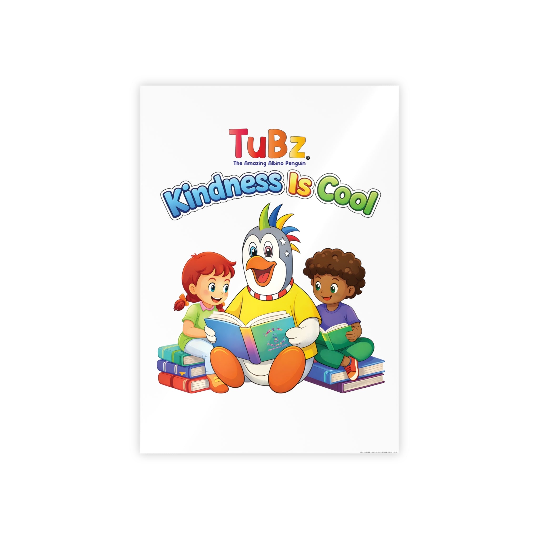 TuBz™ "Kindness Is Cool" Kids Poster - Classroom & Bedroom Wall Art | Smile Universe