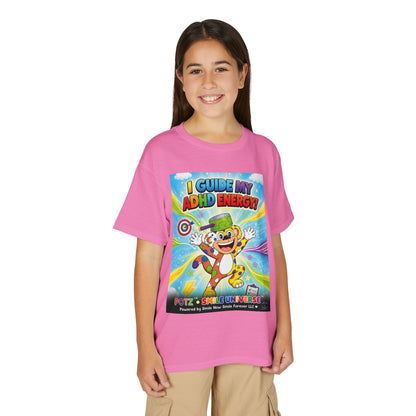 Potz™ Youth DryBlend® T-Shirt – "I Guide My ADHD Energy!" Graphic Tee | Smile Universe Collection