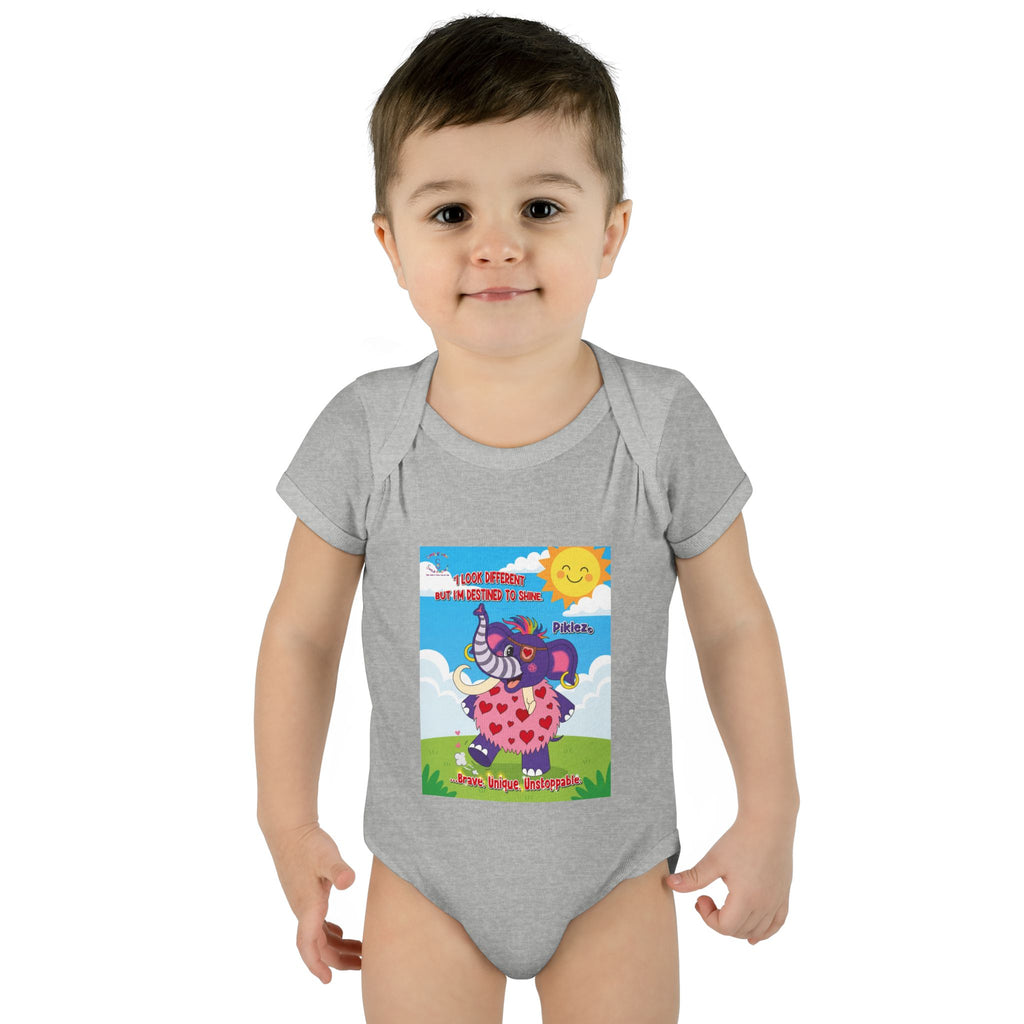 Piklez™ Infant Bodysuit – “Destined to Shine” Baby Outfit | Smile Universe Collection