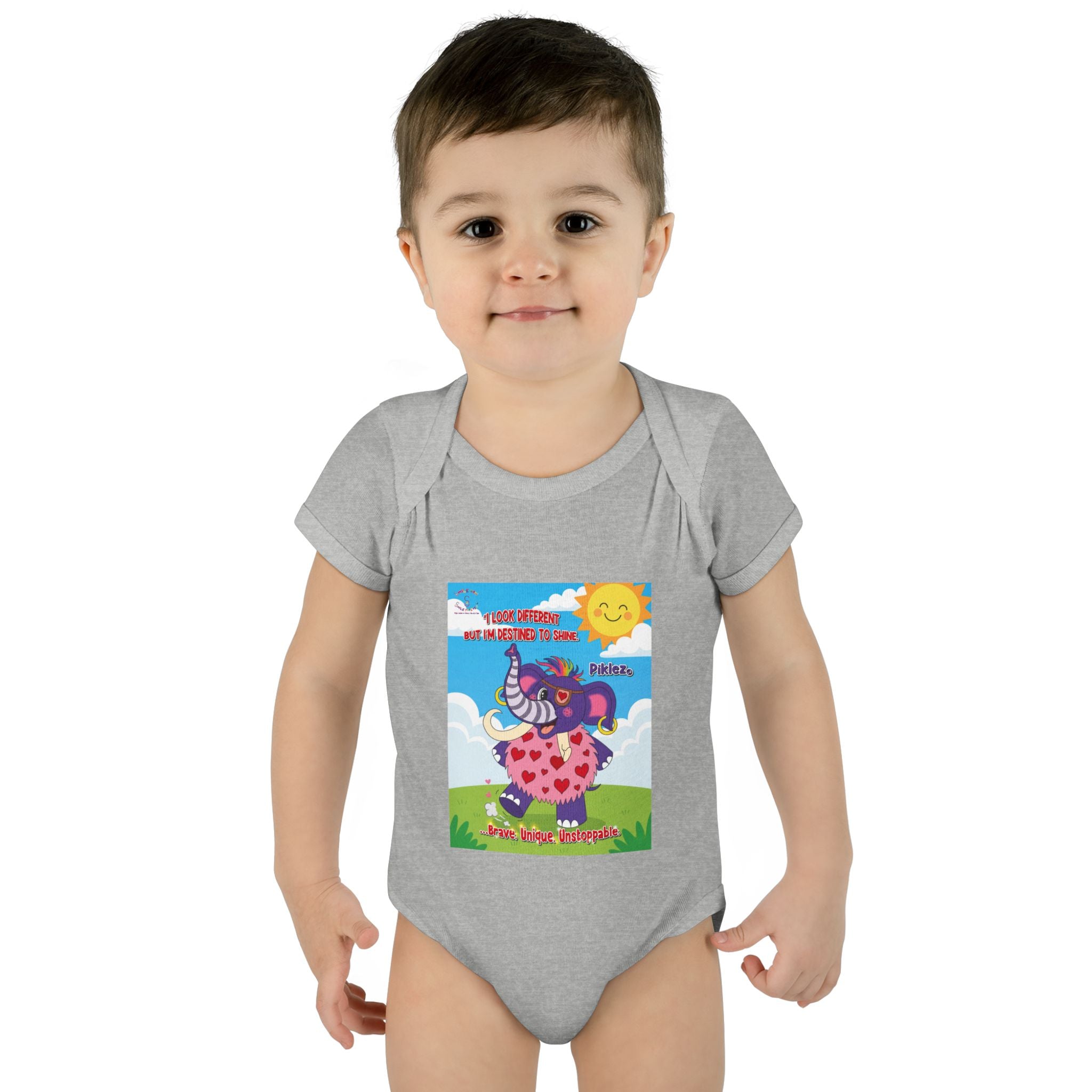 Piklez™ Infant Bodysuit – “Destined to Shine” Baby Outfit | Smile Universe Collection