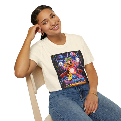 Panz™ Unisex Softstyle T-Shirt  for Adult– "My Energy is Powerful" Graphic Tee | Smile Universe Collection