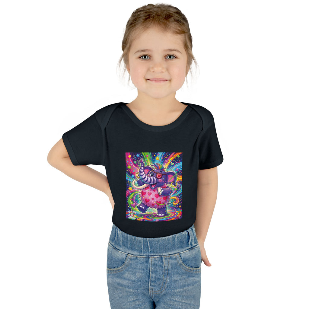 Piklez™ Infant Baby Rib Bodysuit – "Born to Celebrate!" Graphic | Smile Universe Collection