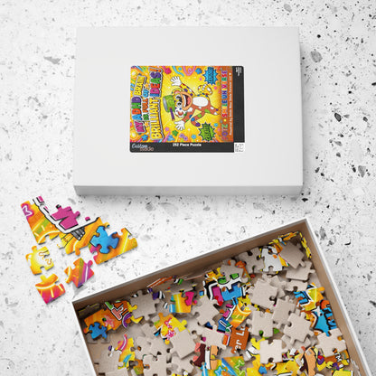Potz™ Puzzle – "My ADHD Brain is Full of Brilliant Ideas!" Graphic Jigsaw Puzzle | Smile Universe Collection