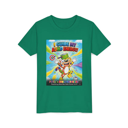 Potz™ Youth Short Sleeve Tee – "I Guide My ADHD Energy!" Graphic Tee | Smile Universe Collection