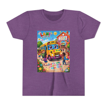 Lani™ Youth Short Sleeve Tee – "Let's Sing Happiness Together!" Graphic