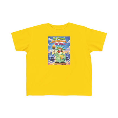 TuBz™ "Be Proud. Be Different. Be You." Kids T-Shirt - Inspirational Graphic Tee