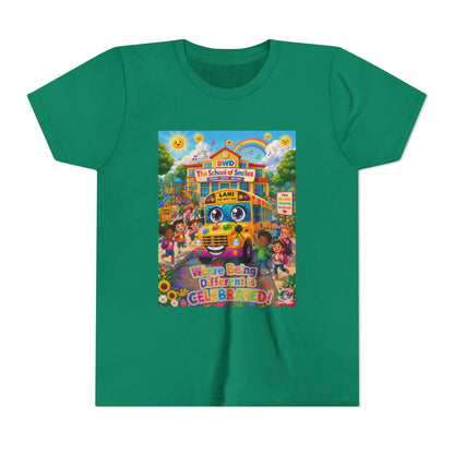 Lani™ Youth Short Sleeve Tee – "Where Being Different is CELEBRATED!" Graphic Shirt