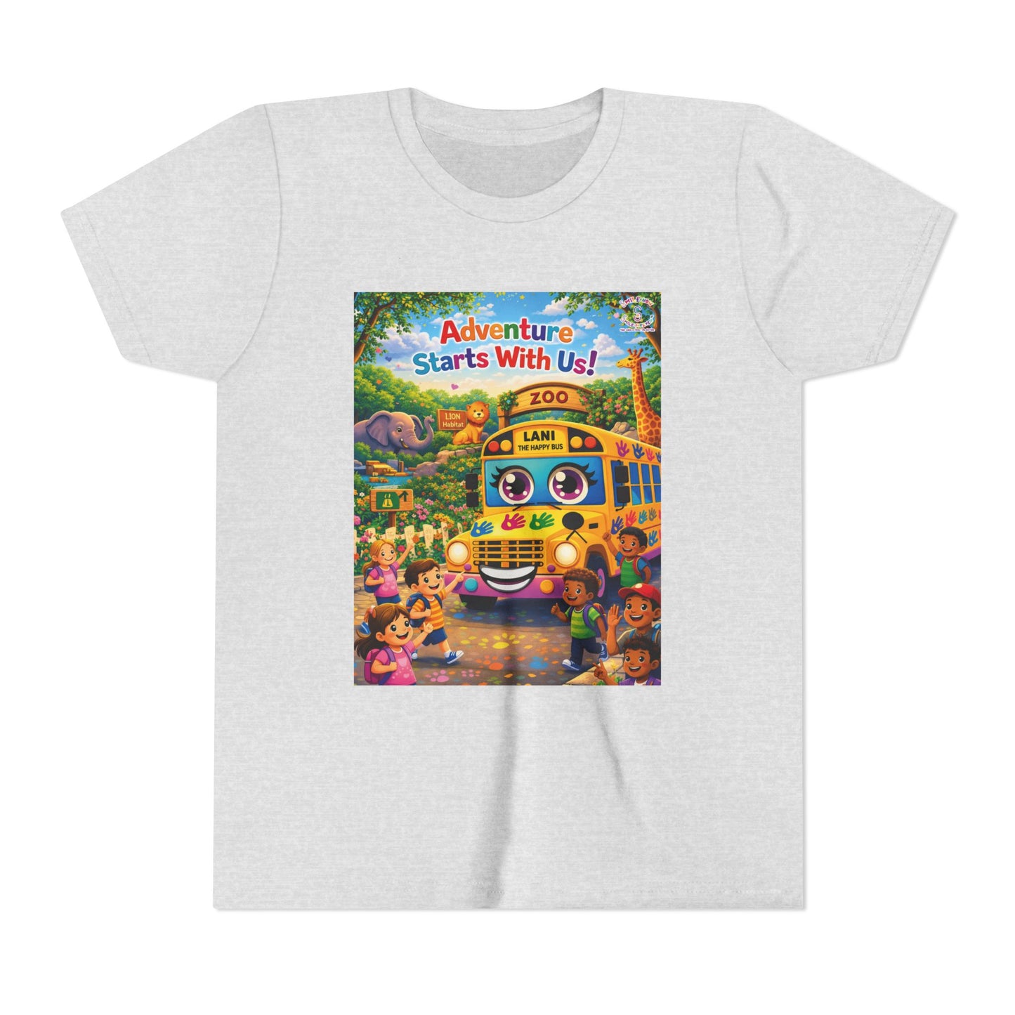Lani™ Youth Short Sleeve Tee – "Adventure Starts With Us!" Graphic
