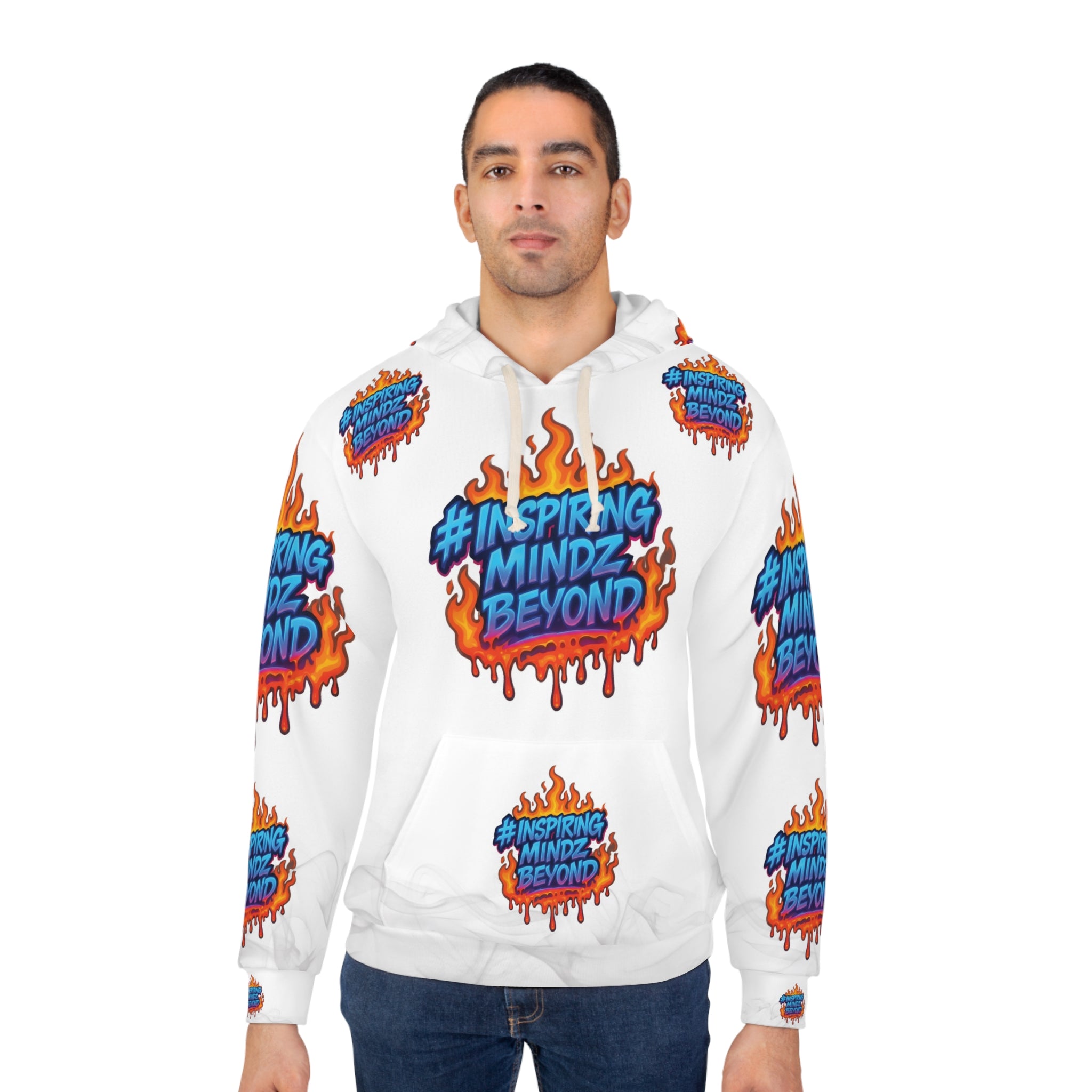 Inspiring Mindz Beyond Hoodie — All-Over Print Pullover