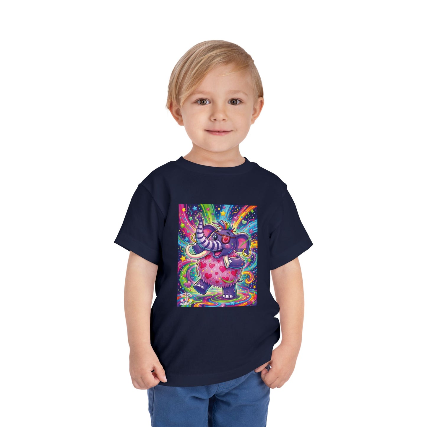 Piklez™ Toddler Short Sleeve Tee – "Born to Celebrate!" Graphic Shirt | Smile Universe Collection
