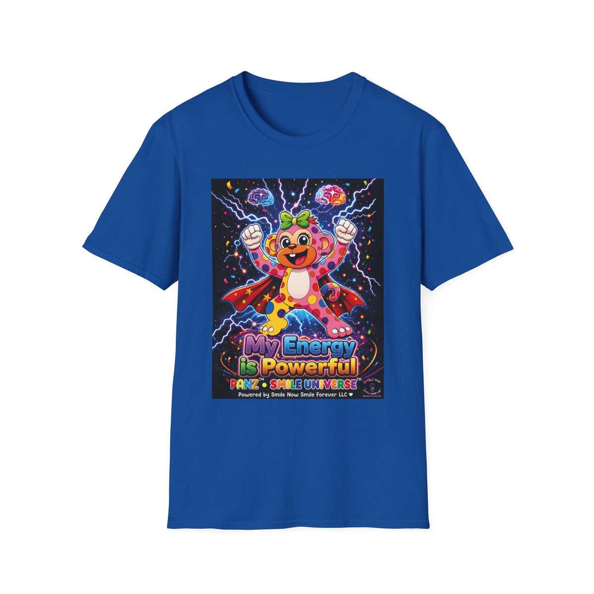 Panz™ Unisex Softstyle T-Shirt  for Adult– "My Energy is Powerful" Graphic Tee | Smile Universe Collection