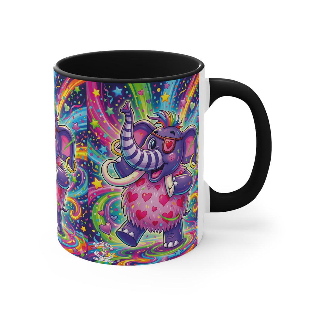 Piklez™ Accent Mug – "Born to Celebrate!" Graphic | Smile Universe Collection