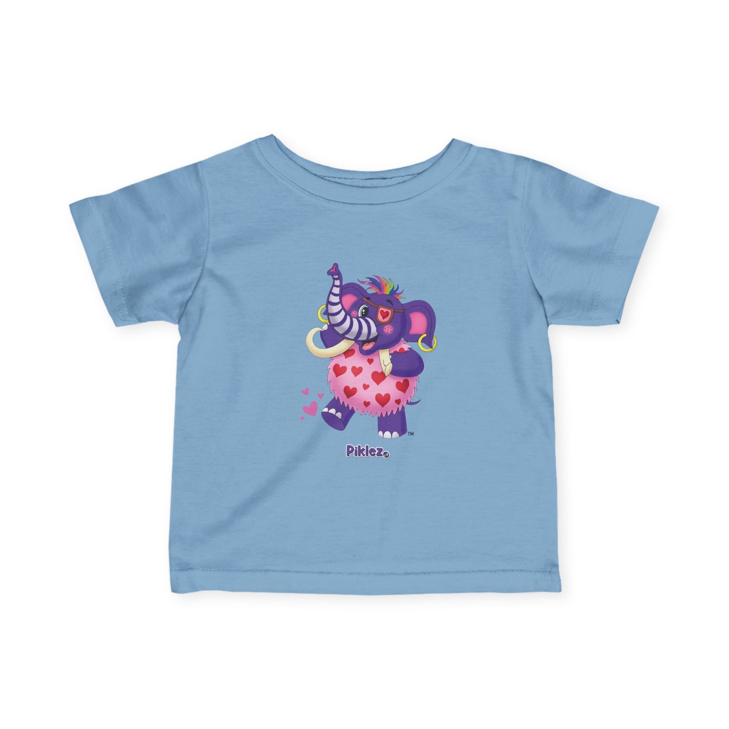 Piklez™ Infant Fine Jersey Tee – "Full of Love!" Graphic Shirt | Smile Universe Collection