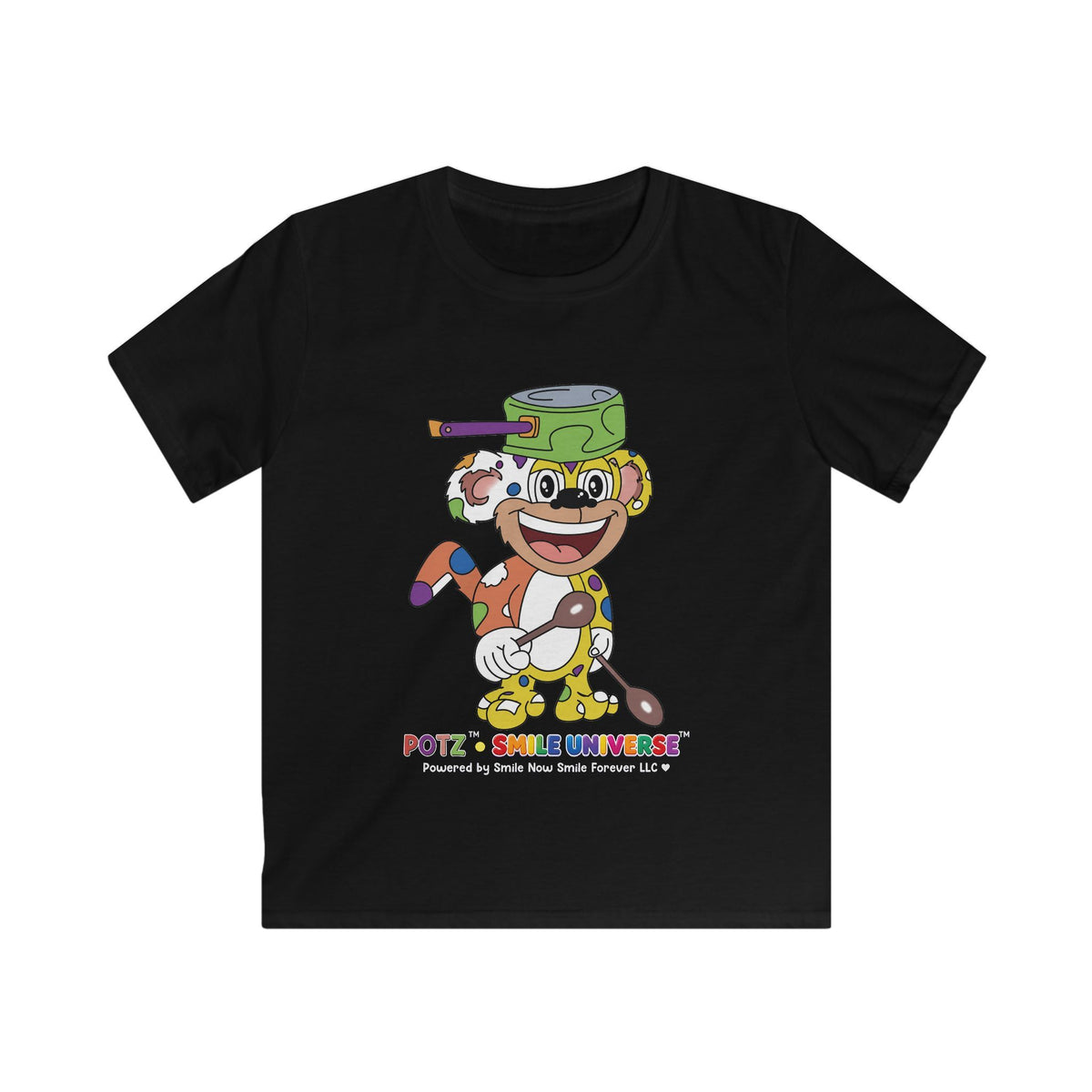 Potz™ Kids Softstyle Tee – Playful Graphic Tee | Smile Universe Collection