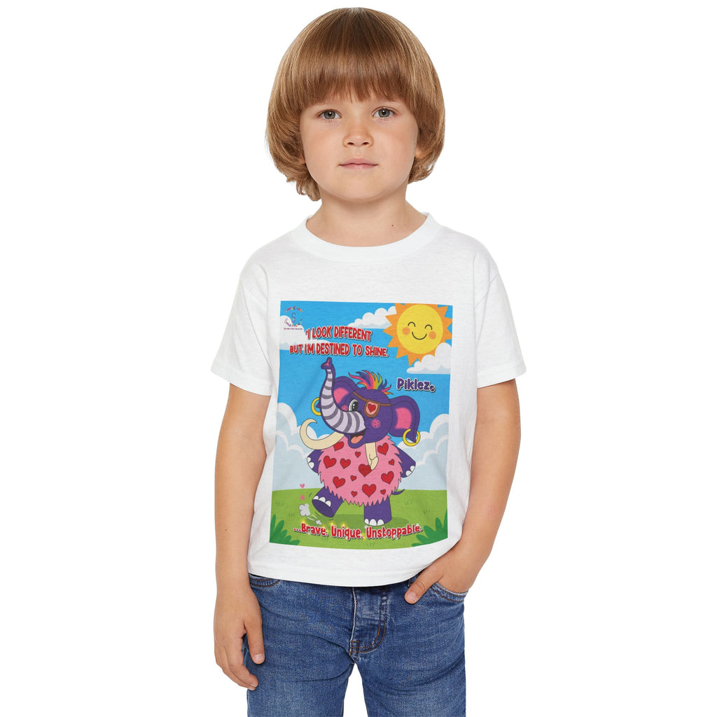 Piklez™ Toddler T-Shirt – “Destined to Shine” Kids Graphic Tee | Smile Universe Collection