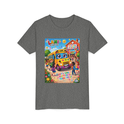 Lani™ Youth Short Sleeve Tee – "Let's Sing Happiness Together!" Graphic
